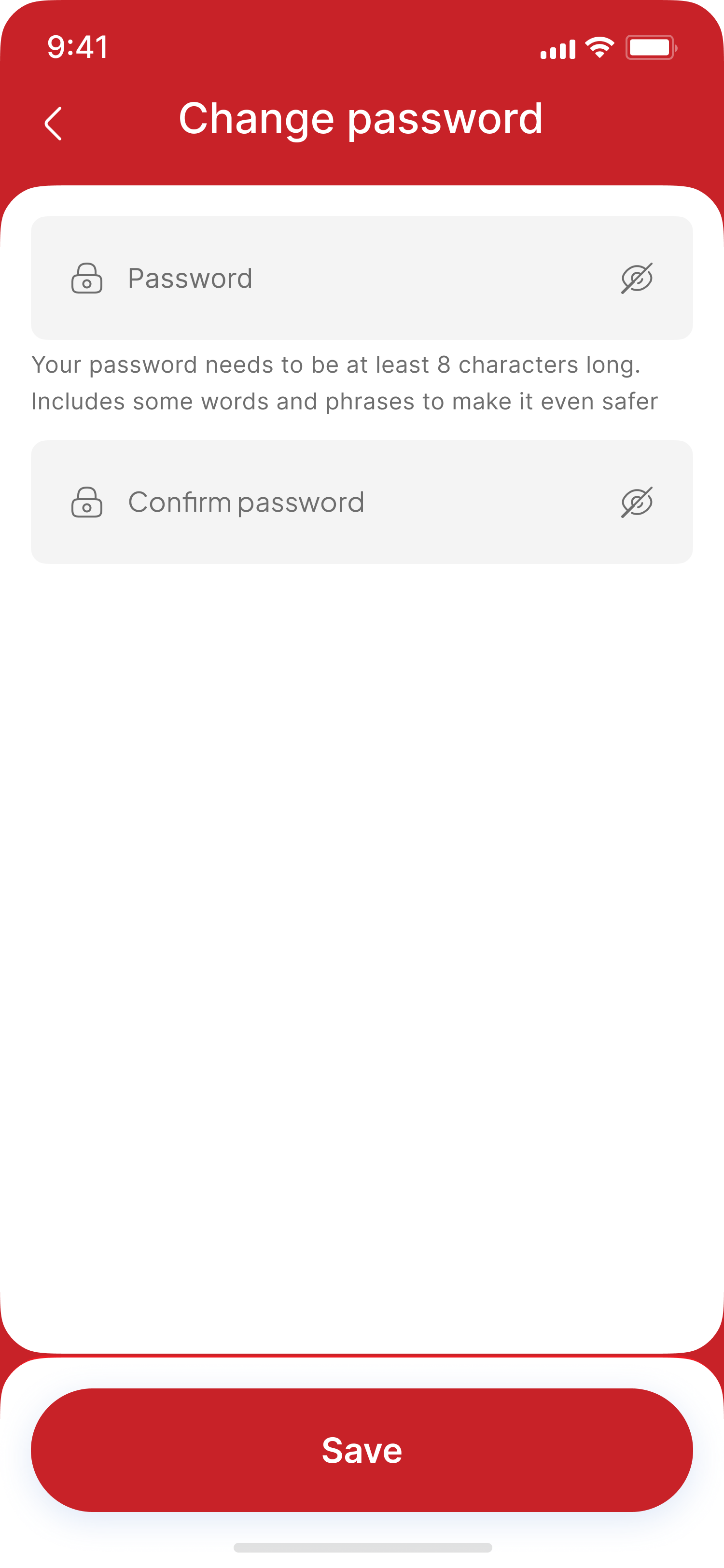 Change password