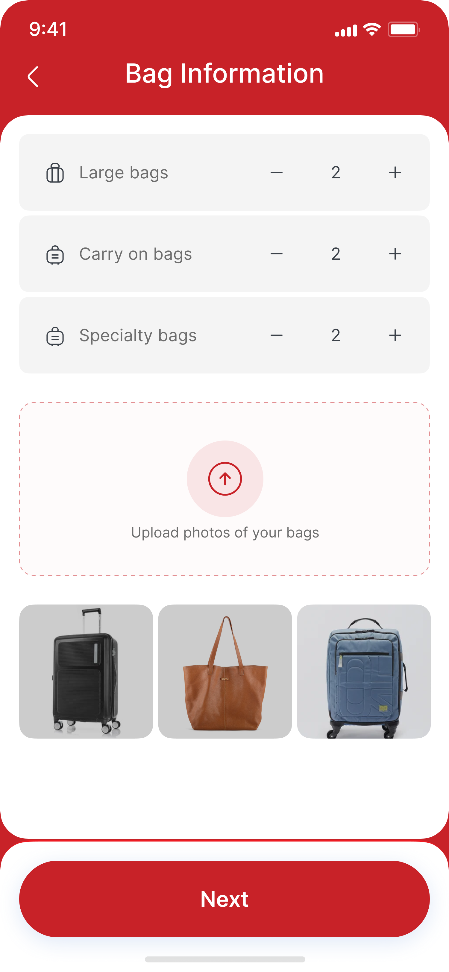 Bag Information